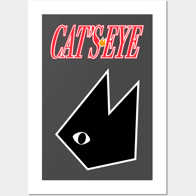 Cat's Eye - Anime original vintage logo Wall Art by MiaouStudio